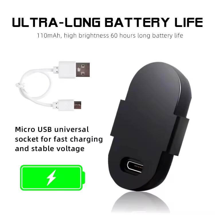 Rechargeable RGB LED light for car and motorcycle